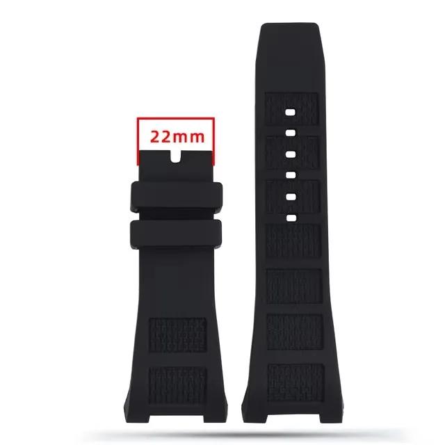 

Silicone Rubber Watch Band for IWC Ingenieur Strap for Men 30X16mm IW323601 IW323608 Waterproof Watch Strap Bracelets Pin Buckle 30-16mm