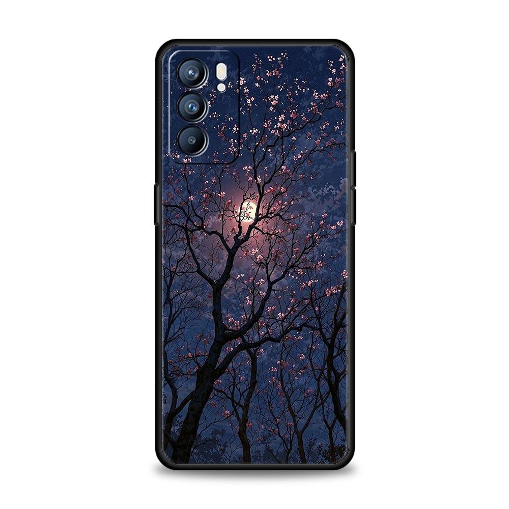 Fashion Art Sunset Glow Phone Case For Oppo Reno13 Reno12 Reno11 F Reno10 Pro A54 5G Find X5 A53 A52 A9 A17 4G A79 A80 A98 Cover
