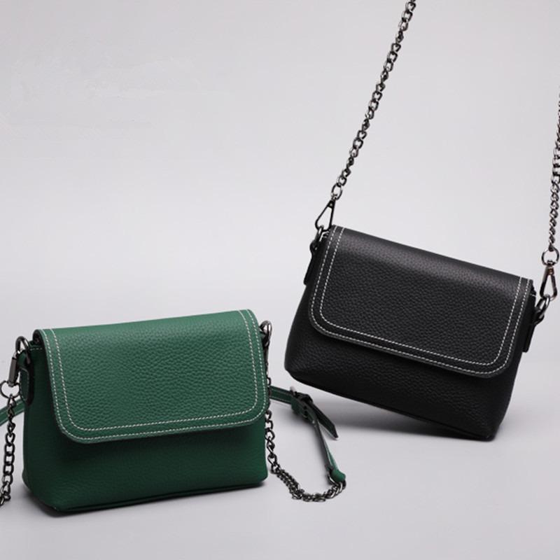 Women's Shoulder Bag Genuine Leather Summer Small Bag Crossspan Shoulder Bag