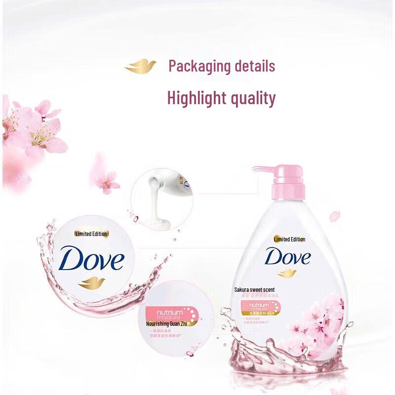Dove Sakura Sweet Scent Refreshing Body Wash 400g