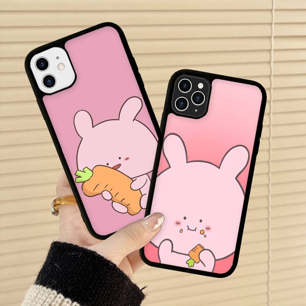 Asamimichaan Asleep Cute Asamimi PC+TPU Protective Phone Case For IPhone 17 16 Pro Max 15 Plus 14 13 12 11 Cover