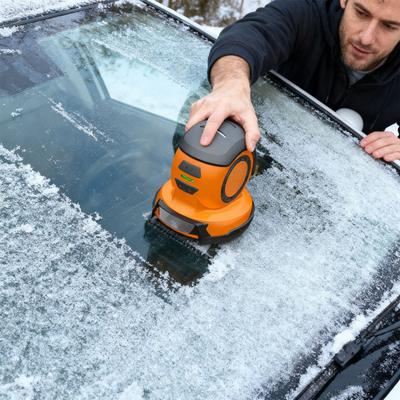 Ergonomic Handheld Car Defroster 3000RPM Electric Ice Scraper Melter Windshield Cleaner And Wax Polisher Winter