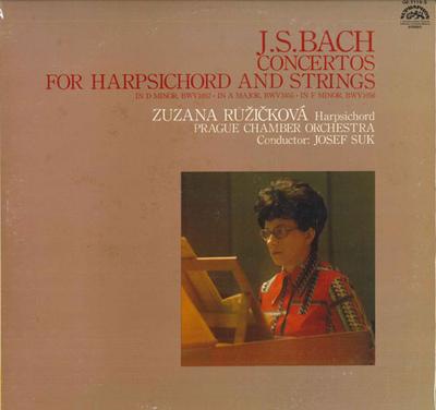 LP Record  - Bach: Harpsichord Concerto No. 1 In OZ7119S SUPRAPHON 1982 Japan Classical Used