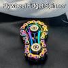 Spinning Top Flywheel Fidget Spinner Creative Wheel Gear Chain Gyroscope  Adult Kid