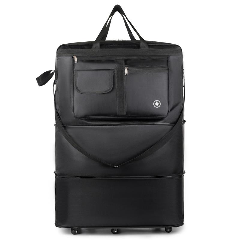 75L Travel Bag Air Consignment Bag Large-capacity Study Abroad Suitcase Aircraft Consignment Box Universal Wheel Folding Luggage Bag