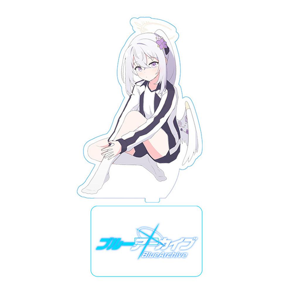 Hot Anime Blue Archive Takanashi Hoshino Cosplay Game Acrylic Action Figure Stand Model Toy Decor Prop Fans Collection Gift