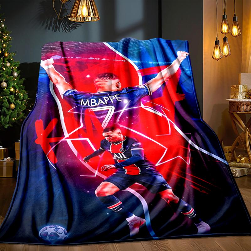Kylian Poster Blanket Lightweight Ideal Bedding Blanket Perfect for Travel, Camping, Living Rooms, Offices, Sofas, Fan Christmas gift