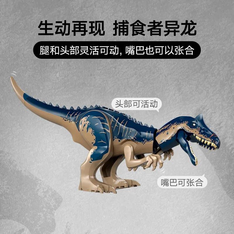 Serie Dinosauri Missioni dei Dinosauri Allosauro Set MOC Camion da Trasporto Parco Giochi Mondo dei Dinosauri per Bambini Giocattoli Regalo di Natale 76966