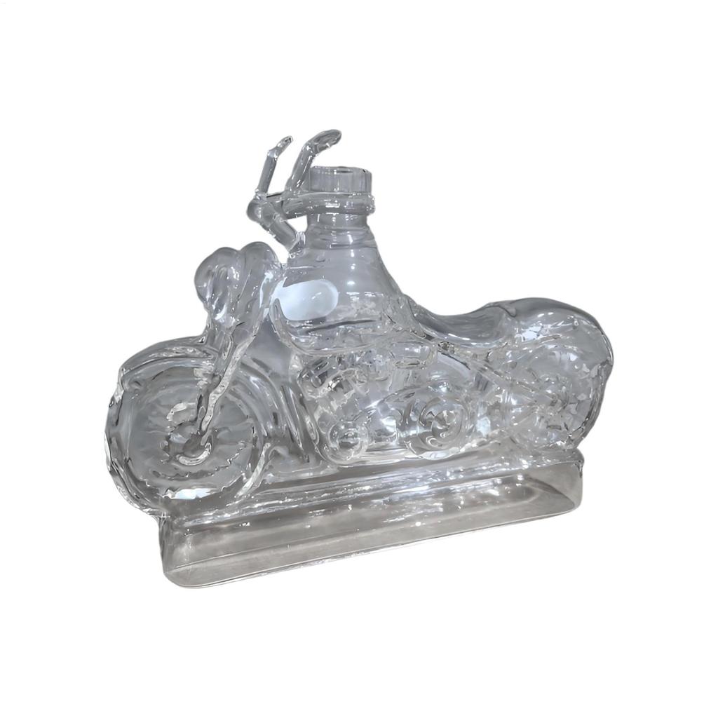 Wine Decanter Motorcycle Glass Aerator Whisky Bottle Liquor Bottle Vintage Desk Decor for Home Kitchen Restaurant Boyfriend