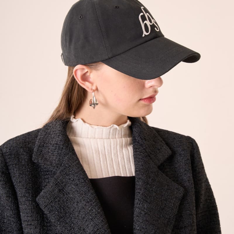 Bibyseob Logo Ball Cap Black [T23]