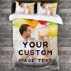 Custom Valentine'S Day Duvet Cover With Pillowcases Microfiber Photo 3D Digital Printed Bedding Set Full Queen King