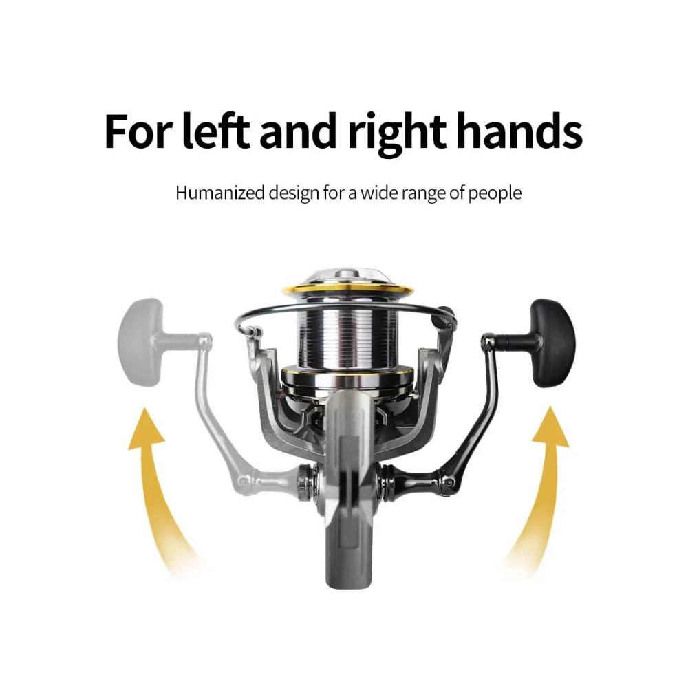 Big Spinning Fishing Reel 8000-14000 9000 10000 12000 Max Drag 20KG Sea Reel  Free Line Saltwater Freshwater Fish Pesca