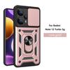 For Xiaomi Poco F5 Case Poco F5 Cover Poco F5 Magnetic Ring Holder Armor Phone Case Slide Camera Protect Back Cover