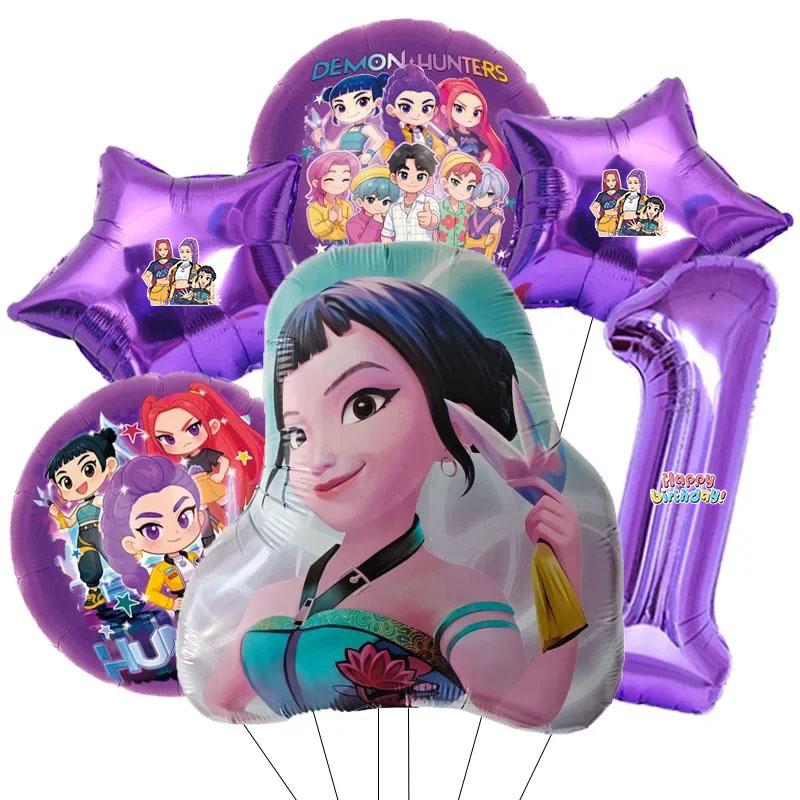 Set di 6 Palloncini in Alluminio con Numeri da 0 a 9 per Festa di Compleanno a Tema Musicale Decorazione Baby Shower Regalo