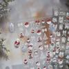 Christmas Snowman Nail Art Stickers Winter Fresh Nail Stickers White Snow Crystal Ball Ornament Stickers