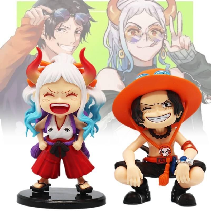 Charming Pvc One Piece Figurines Of Laughing Ace And Yamato Perfect For Collectors