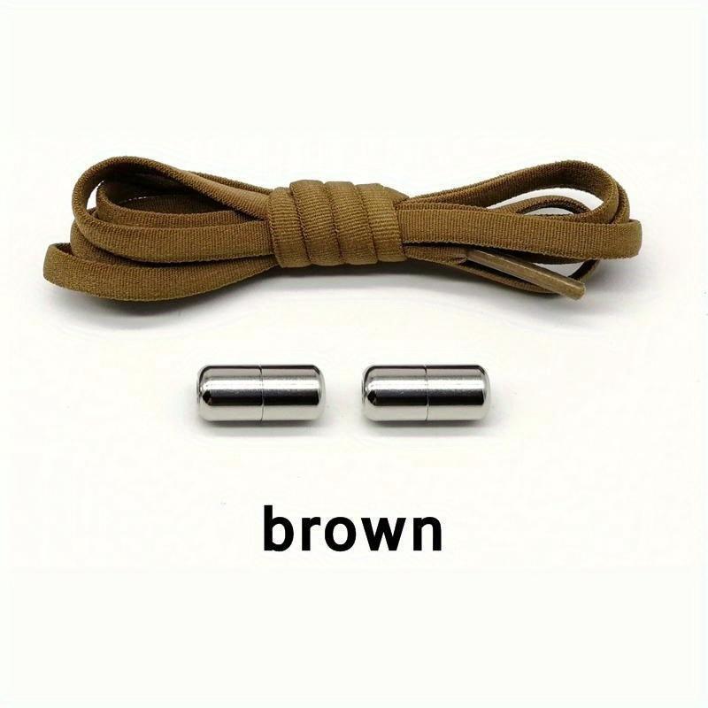 No-Tie Elastic Shoelaces for Sneakers & Skate Shoes - Adjustable, Stylish, Unisex - Secure, Comfortable Fit with Buckles, Spandex Material