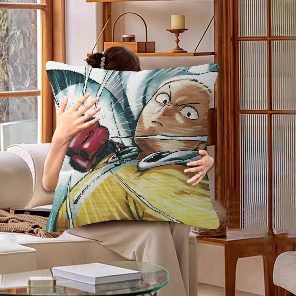 pc Funny OOne PPunch Man anime Maple Design Cushion Cover Happy Autumn Harvest decor Holiday Decorati Pillow Cover