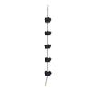 Hanging Rain Chain Metal Handmade Weatherproof Gutter Chain for Gardens Porches Gazebos Decks