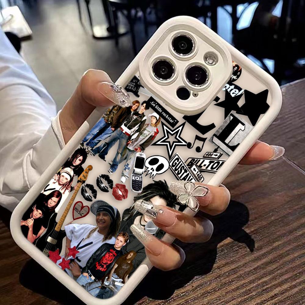 T-Tokio Hotel Bill Tom Kaulitz Phone Case For VIVO V60 V21 V23E V25 V27 V27E V29 V29E V30 V30E V40 V50 X80 X90 X100 X200 Cover