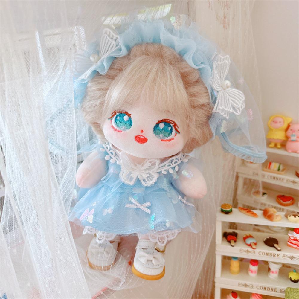 Lolita Cotton Doll's Clothes Wedding Dress Plush Doll Clothes  20cm Cotton Doll