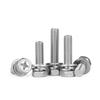 304 Stainless Steel Hexagonal Cross Recessed Combo Bolt M4/M5/M6/M8
