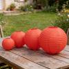 10-40cm Chinese Lanterns Ball Paper Hanging Lanterns Lighting Hanging Round Lantern  New Year