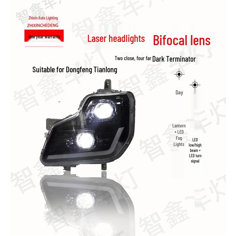 

Dongfeng Tianlong Ultra-Bright Dual-Lens LED Headlight Assembly Standard