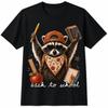 Funny Racoon Back To School Cute First Day Boy Girl Kids Unisex T-Shirt