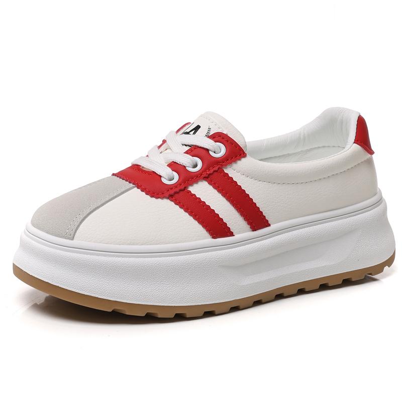 

Women Sneakers Summer Spring Breathable Students Casual Sport Shoes for Girl Flat PU Leather White Shoes Vulcanize Desginer 2025 35