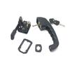 Excavator Cab Door Lock Assembly Heavy Duty Handle for Foton Lovol XCMG 60 65-7 Replacement Parts
