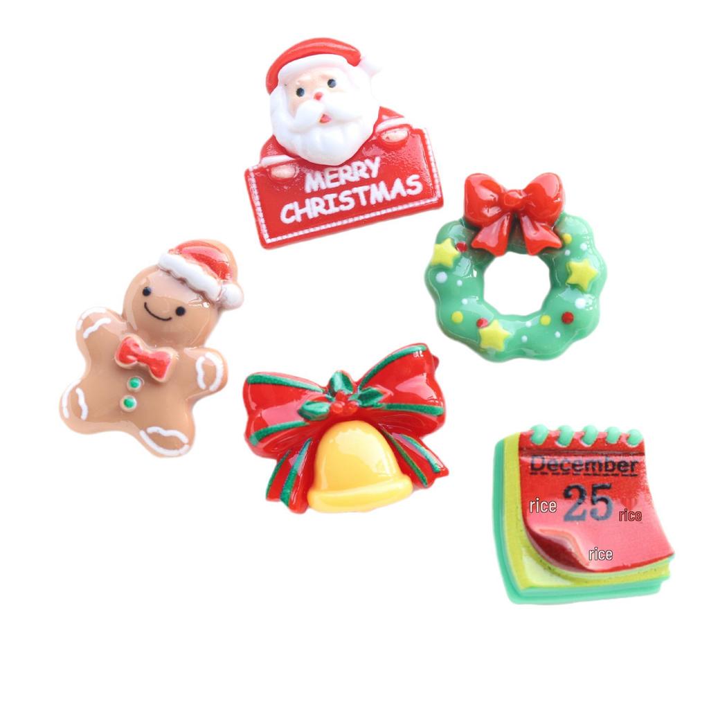 DIY Harz Weihnachtsanhänger: Weihnachtsmann & Schneemann Set