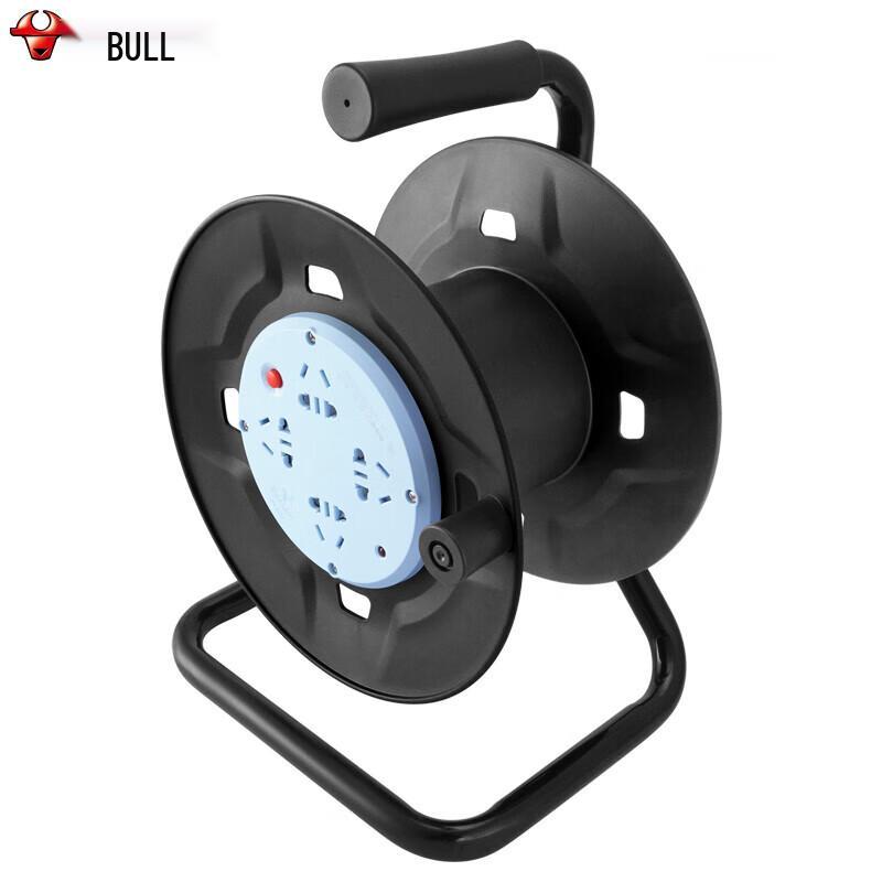 BULL Mobile Cable Reel Power Strip CN Plug (adapter Included)