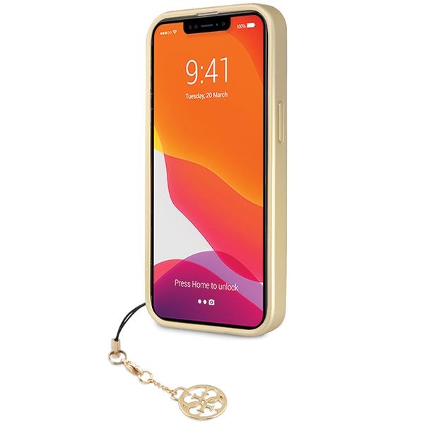 Funda para iPhone 14 Pro Guess Colección 4G Charms Gris