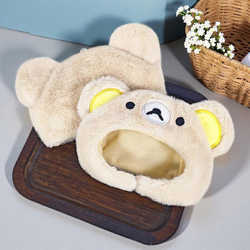 

Easy Bear Doll Clothes Easy Bear 10Cm Doll Head Cover Plush Toy Small Accessories Doll Decorative Outerwear