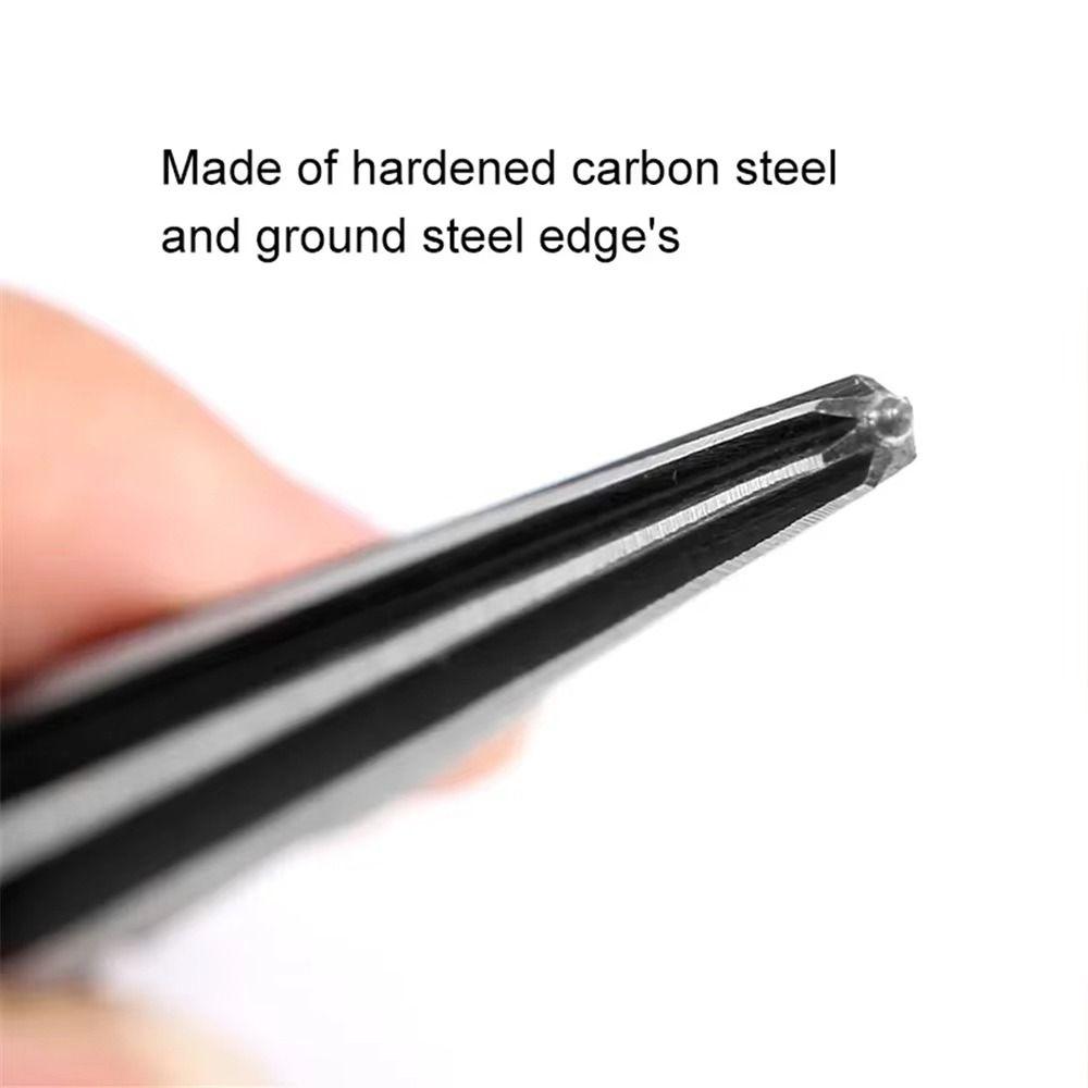 2Pcs/Set Carbon Steel Tapered Reamer Tool Hexagonal Shank 3-13mm 5-16mm Chamfer Taper Reamer Set Handheld Round Shank