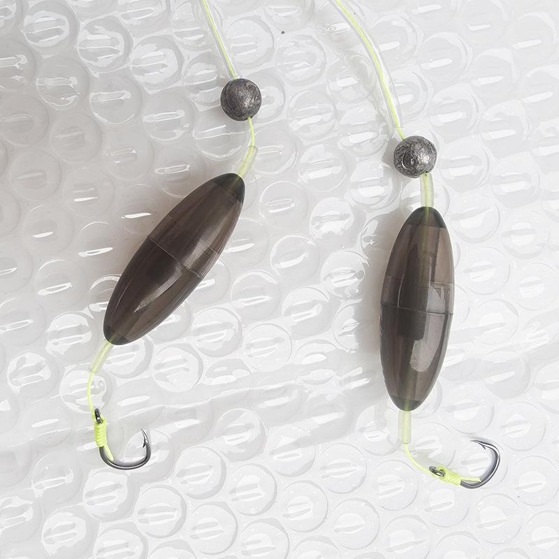 Iseni Float Bottom Fishing Rig for Big Fish with Anti-Snagging Hooks and Line