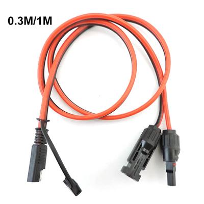 Dc Sae Connector Cable To Solar Panel Power Adapter Wire Extension Cord Plug Sae 2 Pin Battery 12Awg Copper 12V 48V