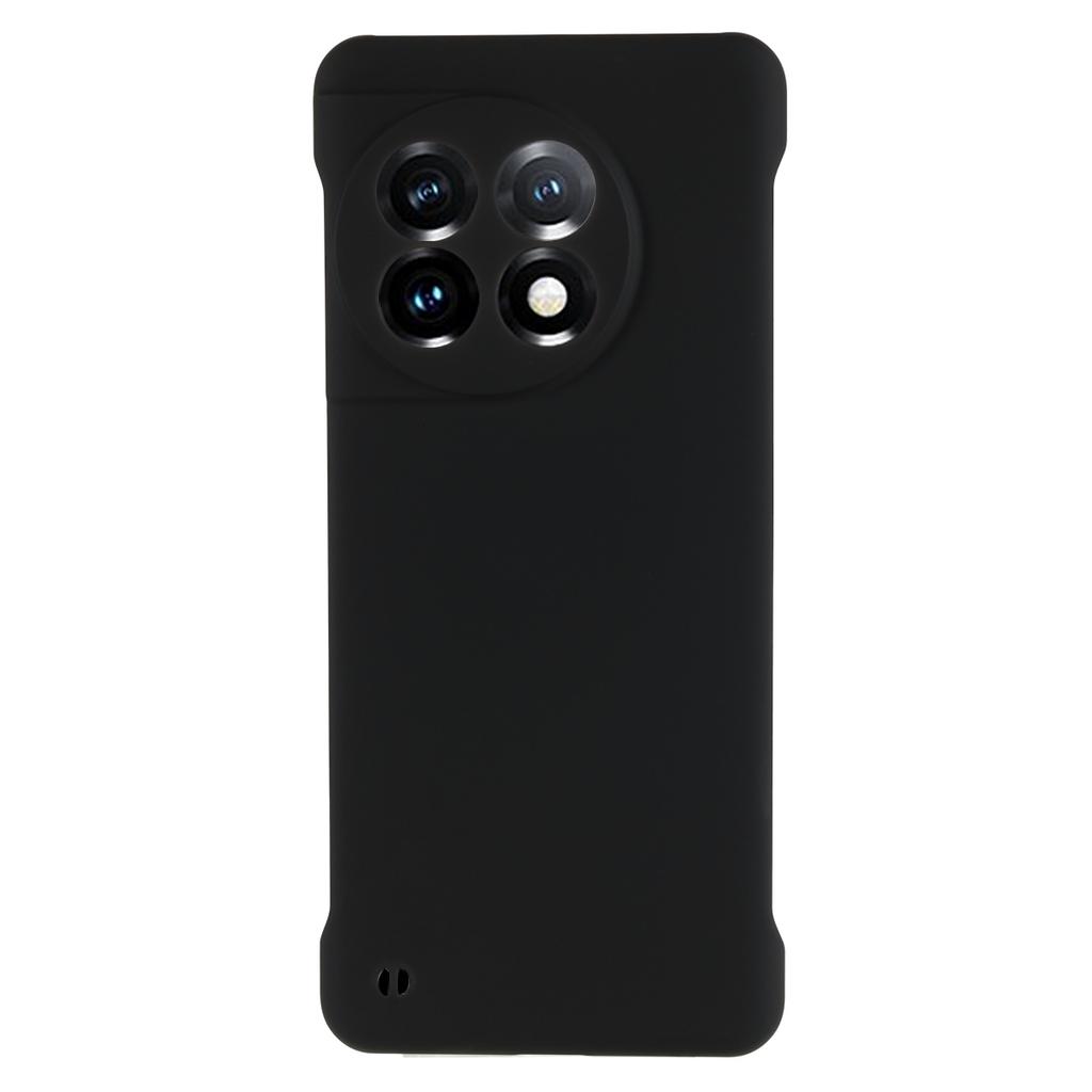 For OnePlus 11 5G Frameless Phone Case Hard PC Skin-touch Shock Absorbent Slim Cover