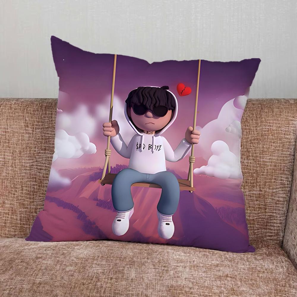 J-Junior H Mexico Singer Pillow Case For Home Bedroom Car Office Decoration Living Room Sofa Cushion Cover Suitable