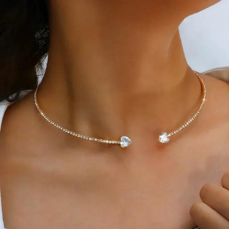 925 Silver Three-Layer Stacking Necklace Women Simple Strip Pendant Waterproof Hypoallergenic Collarbone Chain Jewelry