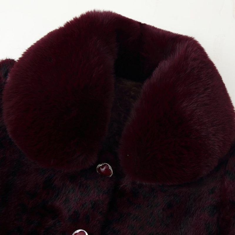 Winter Imitation Fur Mink Coat Thickened Warm Plush Coat Clothes