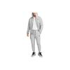 Nike Solid Color Zip-Up Hooded Sports Jacket With Dual Zipper Unisex Jackets Grey FB7922-063