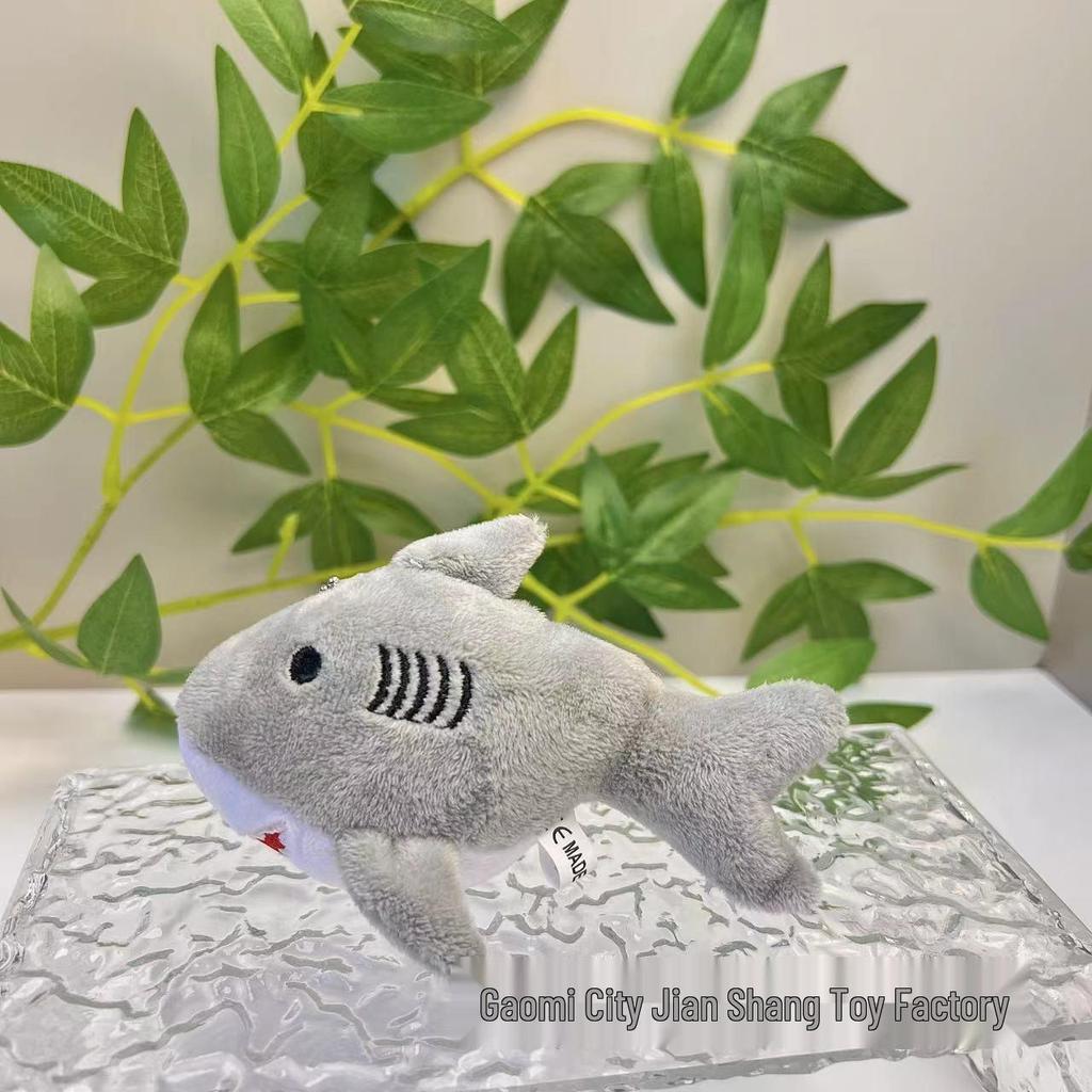 Douyin Shark Whale Plush Toy Keychain - Marine Life Pendant Doll