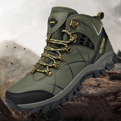 35-46 Çift Büyük Açık Hava Dağcılık Ayakkabıları Günlük Yürüyüş Ayakkabıları Kadife Sıcak Yüksek Üst Pamuklu Ayakkabılar Kar Botları