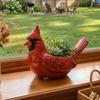 Ceramic Bird Shaped Succulent Planter Decorative Pot for Indoor Outdoor Garden Home Office Desk Display