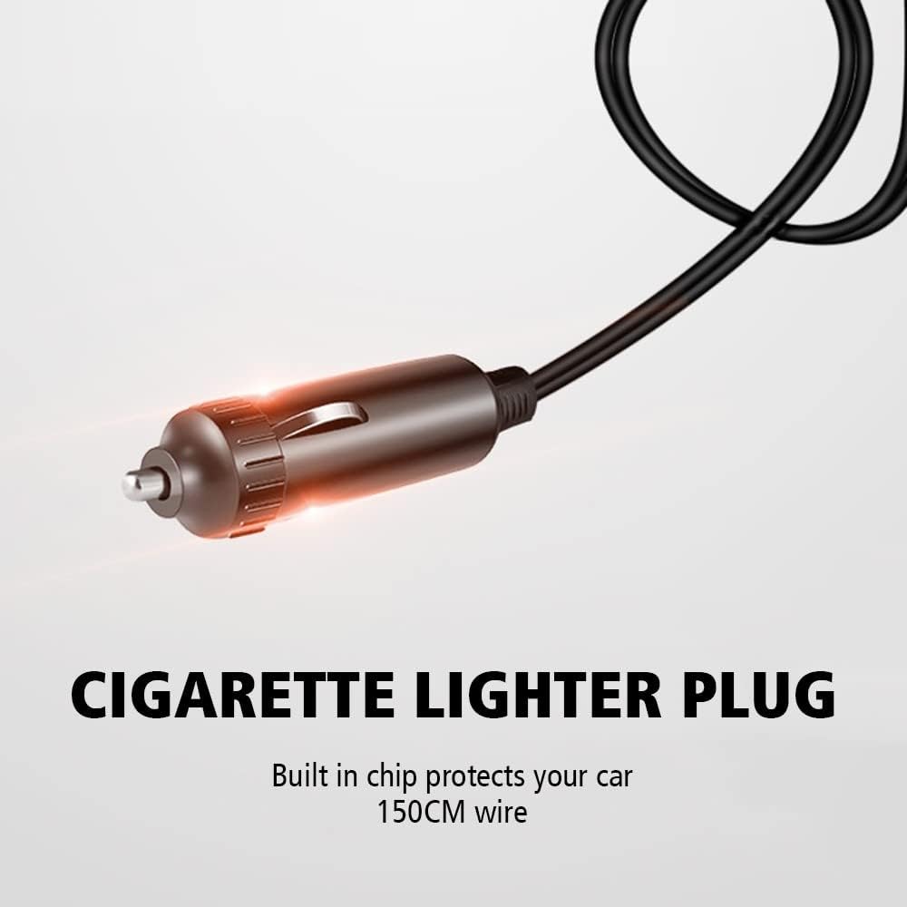 Car Heater,12V 24V Anti-Fog Ceramic Vehicle Defroster Fast Heating Auto Windscreen Fan for Car SUV Truck Trailer