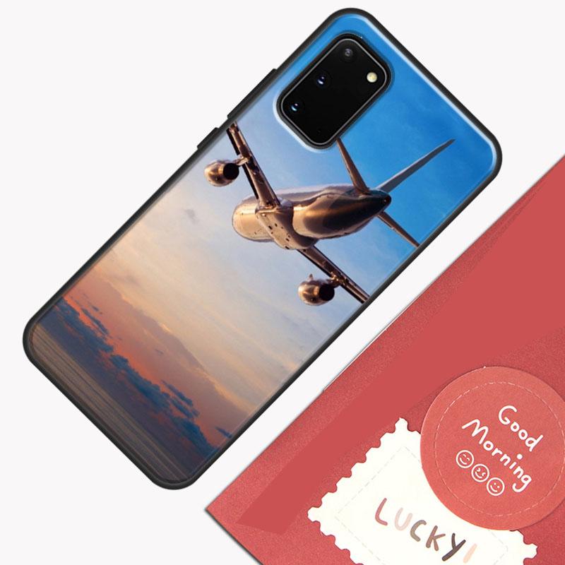Airplane Flying Into The Sunset Phone Case For Samsung Galaxy S26 S25 Ultra S20 S21 S22 S23 S24 S10 Plus S25 FE Cover Shell