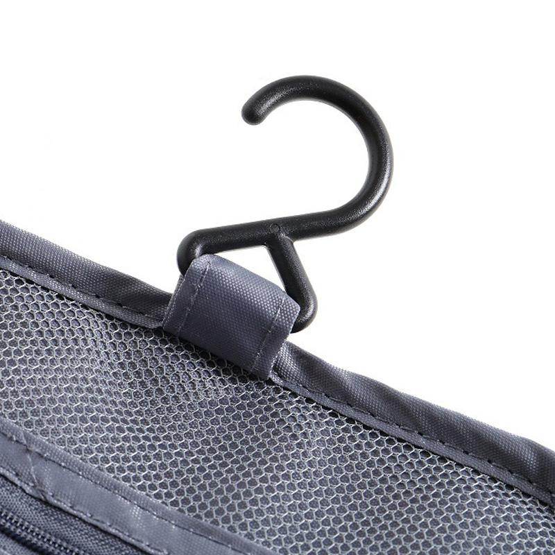 Multifunkční Přenosná Vodotěsná Taška s Háčkem na Zavěšení Cestovní Kosmetická Taška Velké Kapacity Taška na Ukládání a Organizaci Make-upu