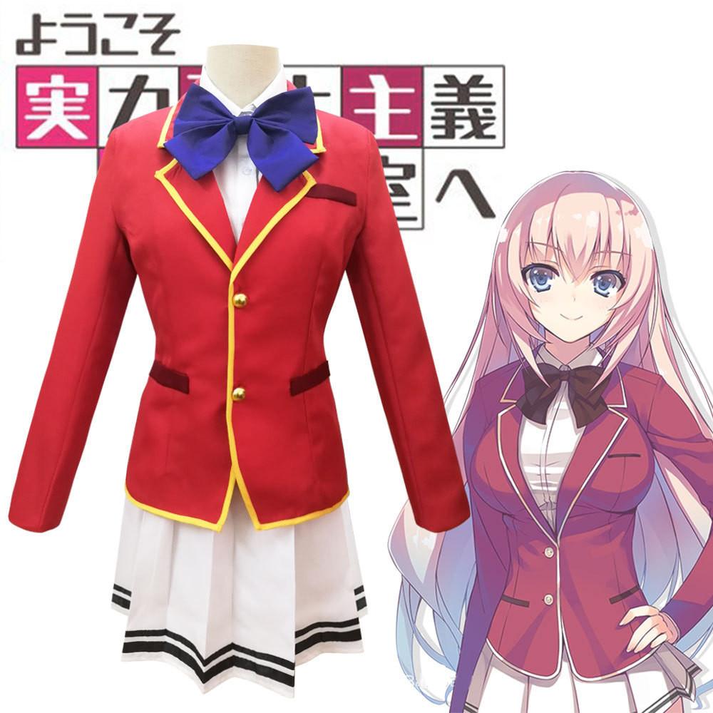 Anime Classroom Of The Elite Horikita Suzune Cosplay Kostymer Fans Mote